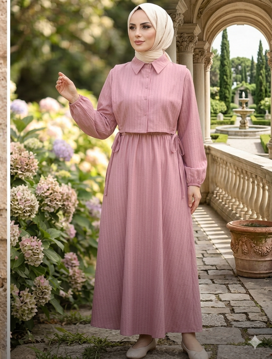 Elegant two-piece modest set