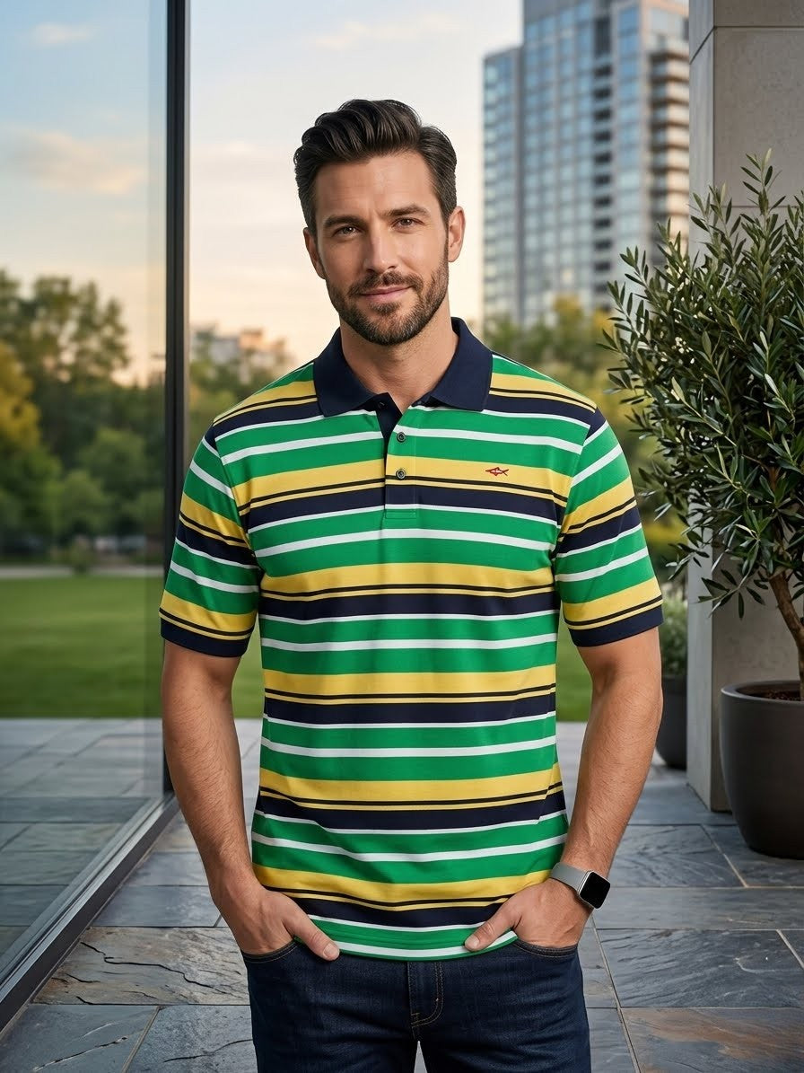 Men's athletic polo shirt