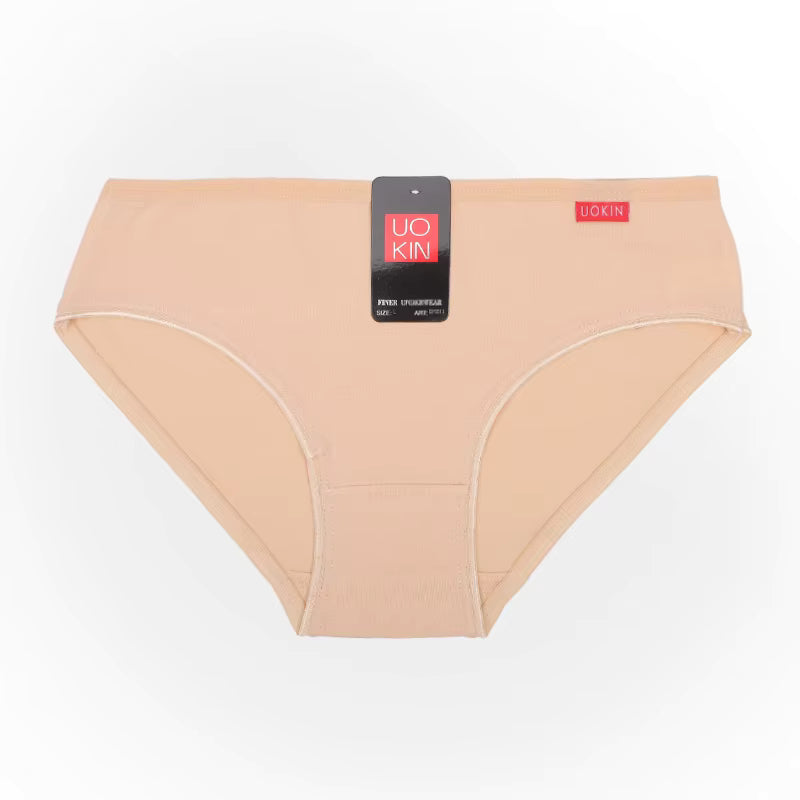 Classic, mid-rise bikini-style cotton panty