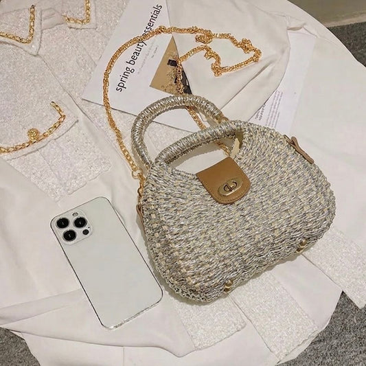 Trapezoidal silhouette  handbag