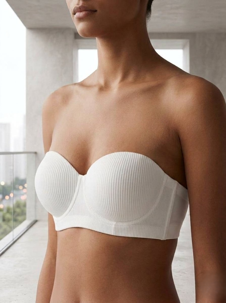 Women's Strapless-Style Balcony Bra