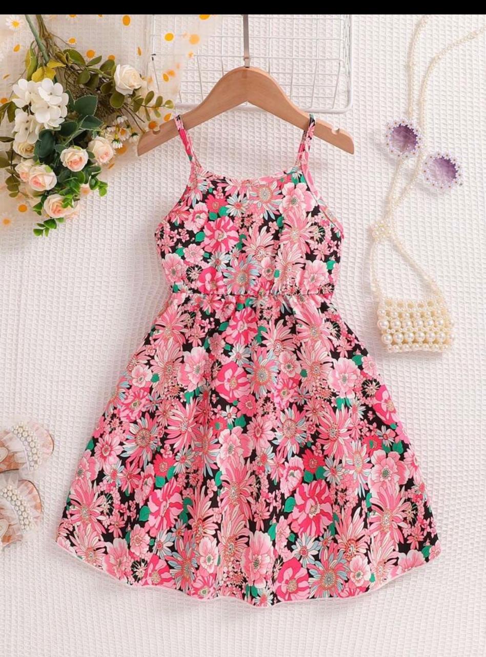 Delightful summer girl dress