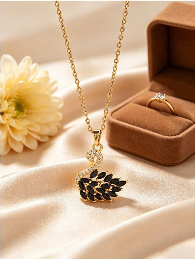 Millenia Dancing Swan Necklace