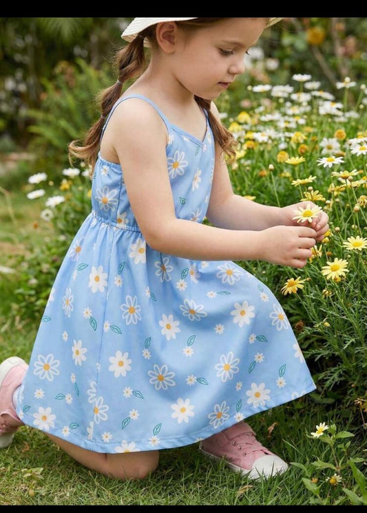 Charming light blue summer Dress