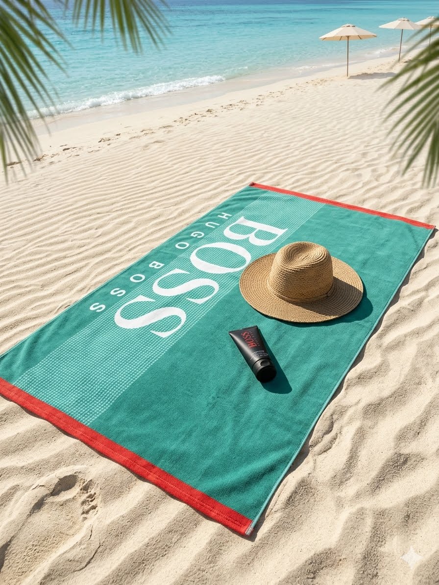 rectangular beach towel - HB