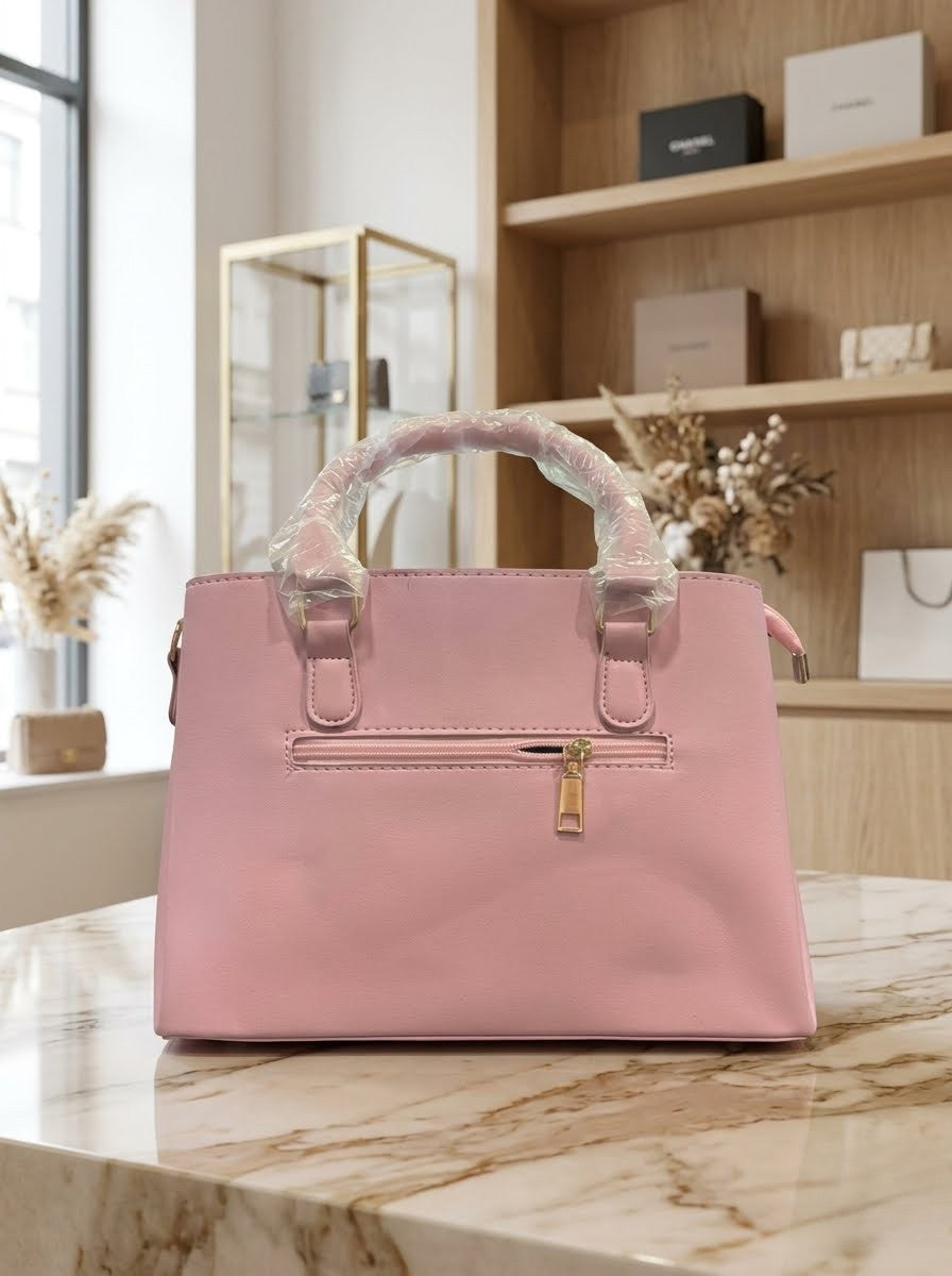 Chic pink handbag