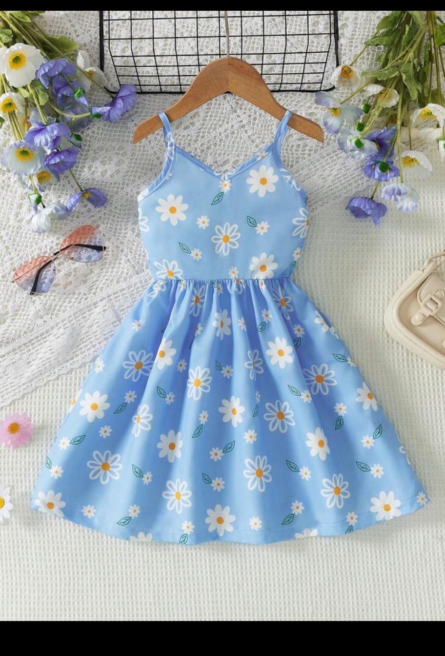 Charming light blue summer Dress