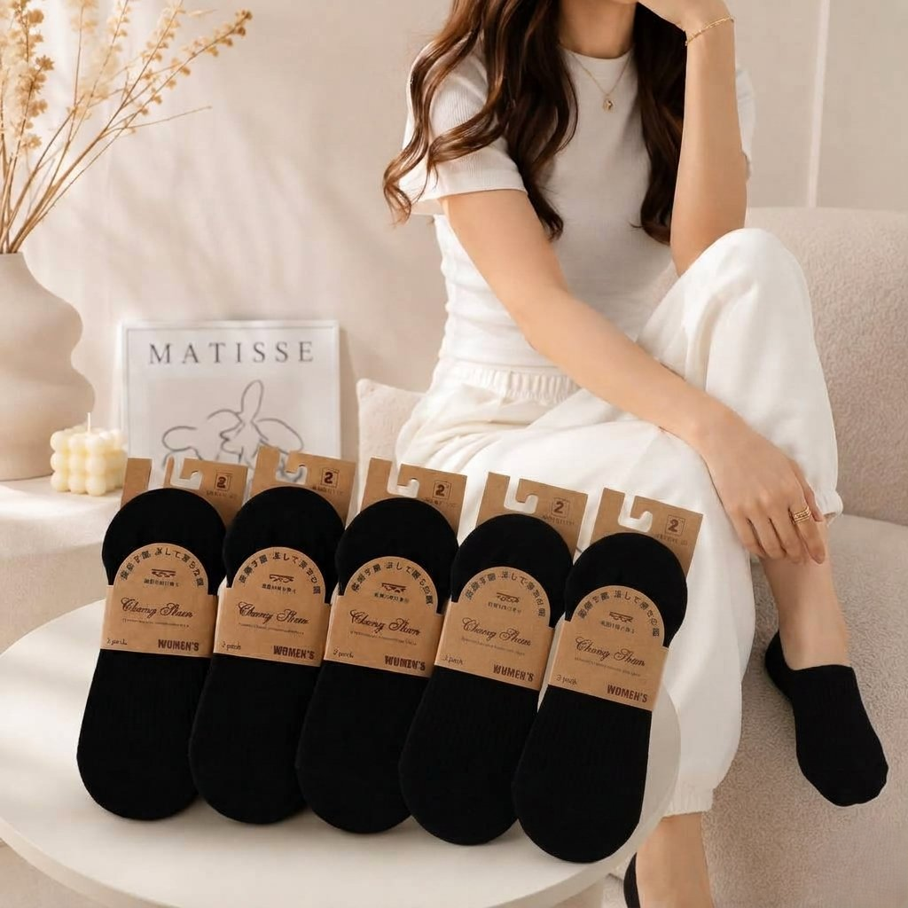 Women's low-cut no-show socks