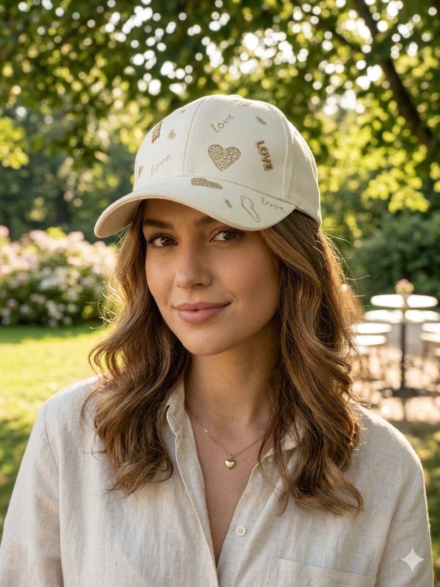 Chic and playful baseball cap
