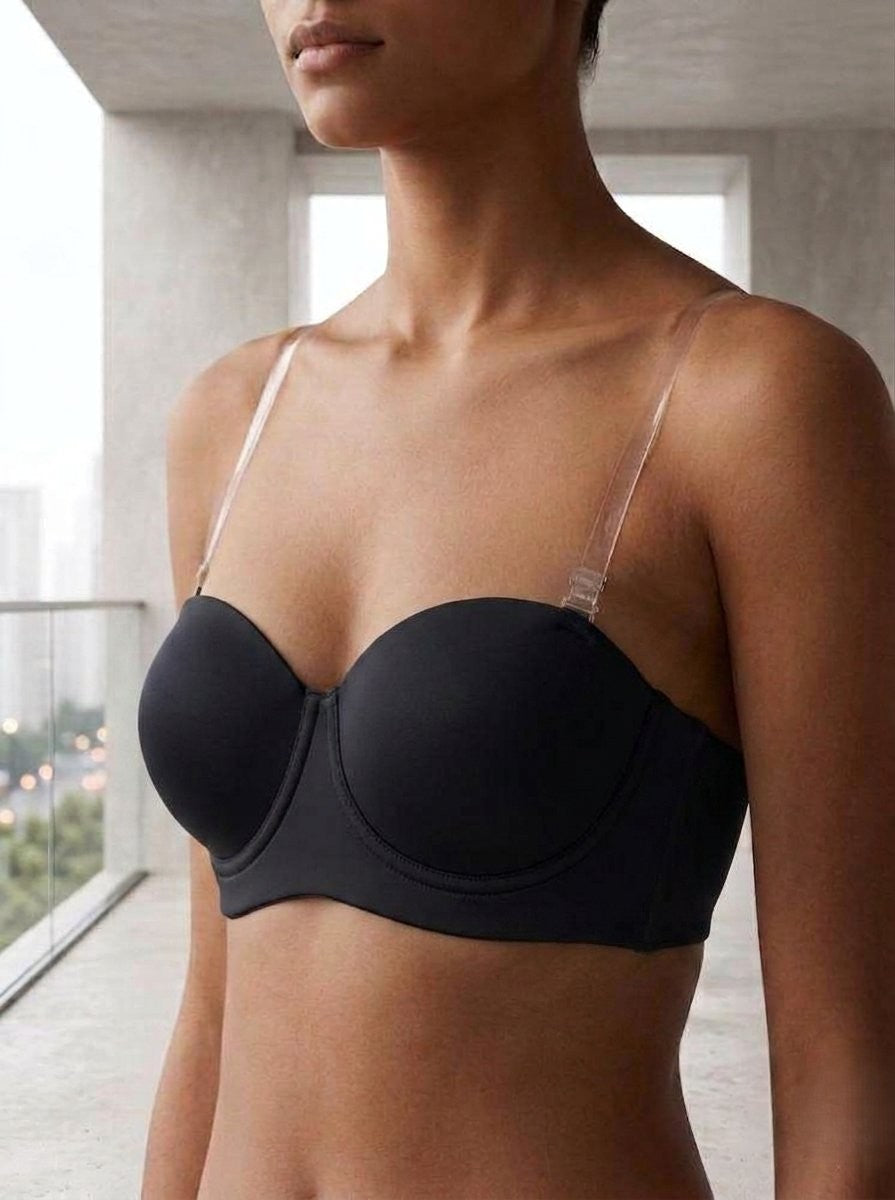 Women's Strapless-Style Balcony Bra