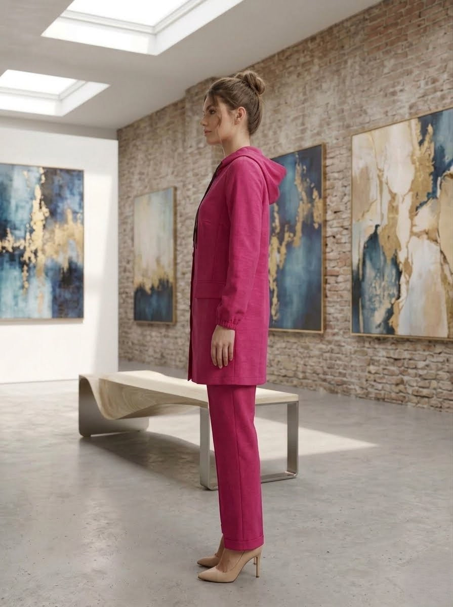 matching two-piece lounge or casual set