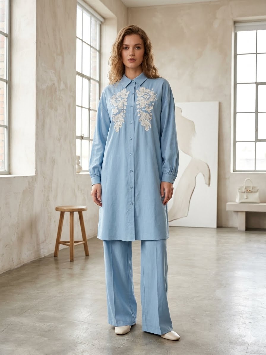 Lovely two-piece long tunic set