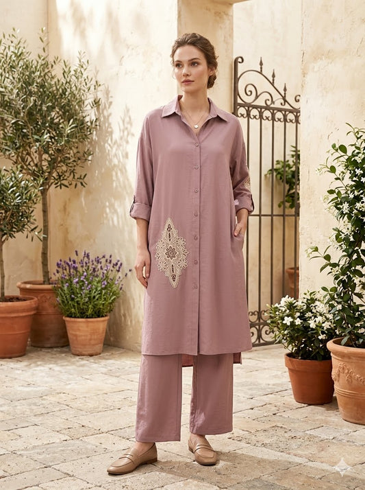 Lovely two-piece long tunic set