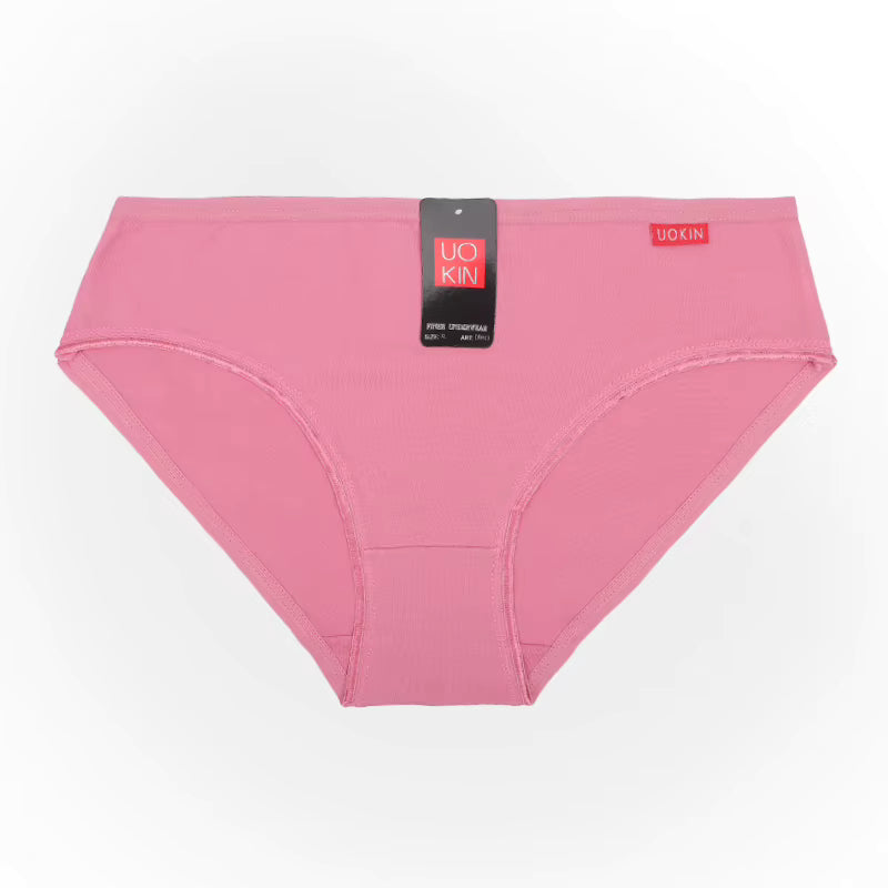 Classic, mid-rise bikini-style cotton panty