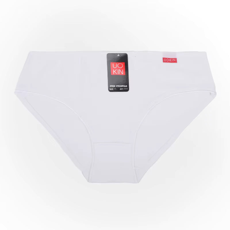 Classic, mid-rise bikini-style cotton panty