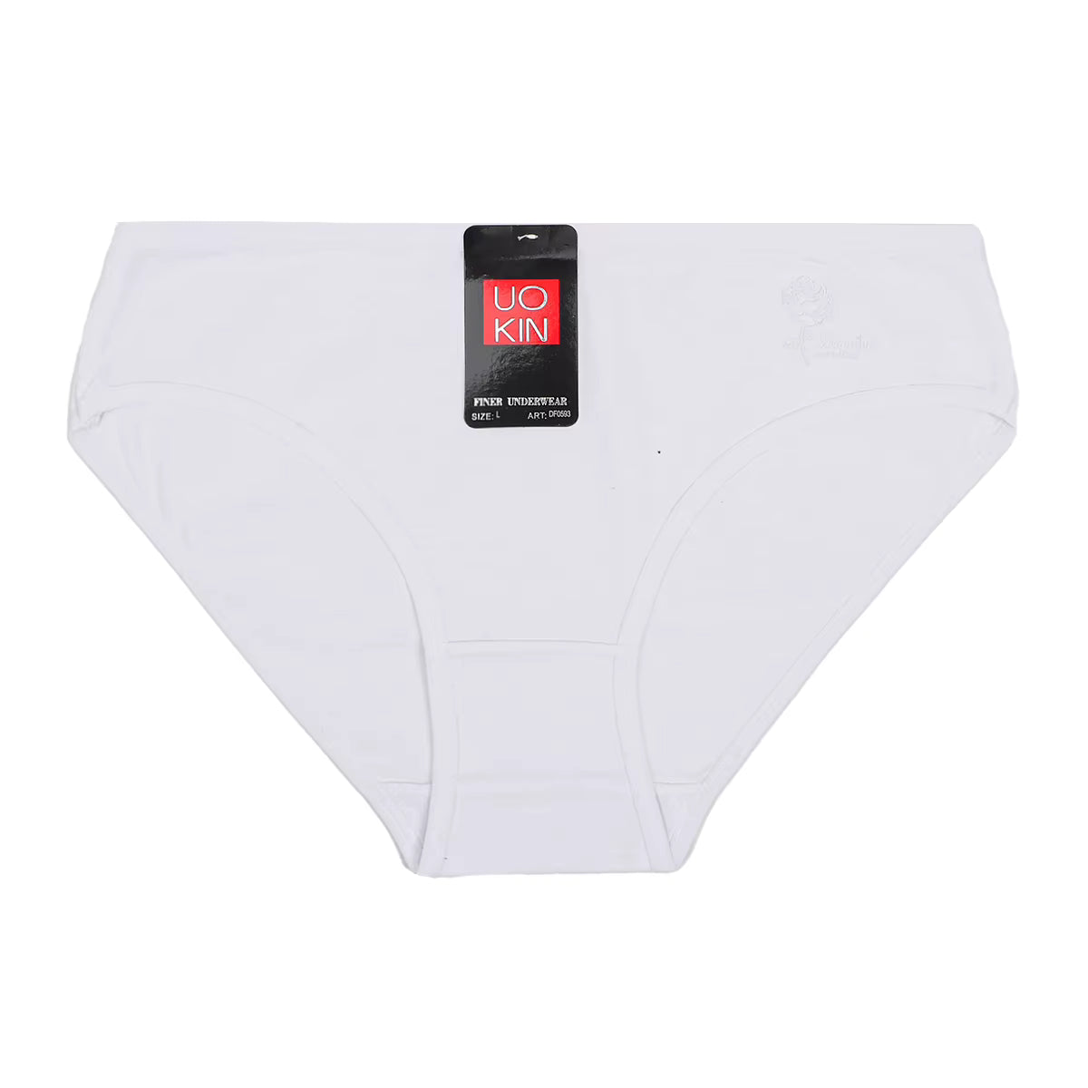 Classic bikini-style solid color panty