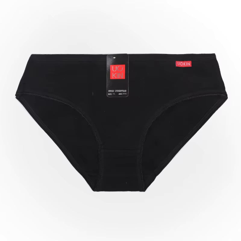 Classic, mid-rise bikini-style cotton panty