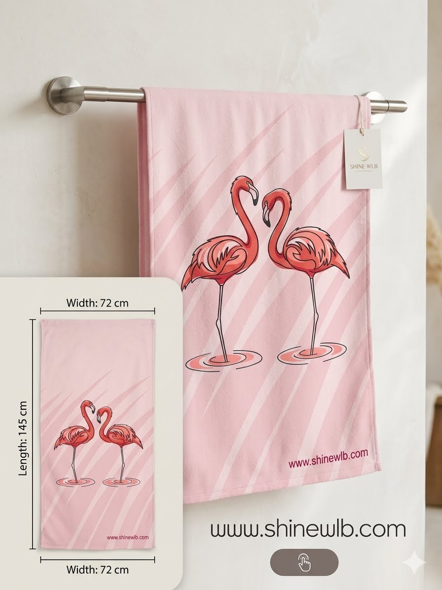 rectangular beach towel Bird