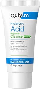 Quiyum Hyaluronic Acid Replenish Low pH Oil Control Cleanser (50g)
