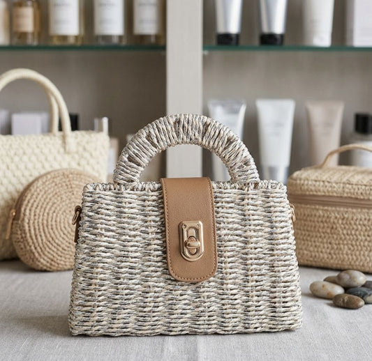 Trapezoidal silhouette  handbag