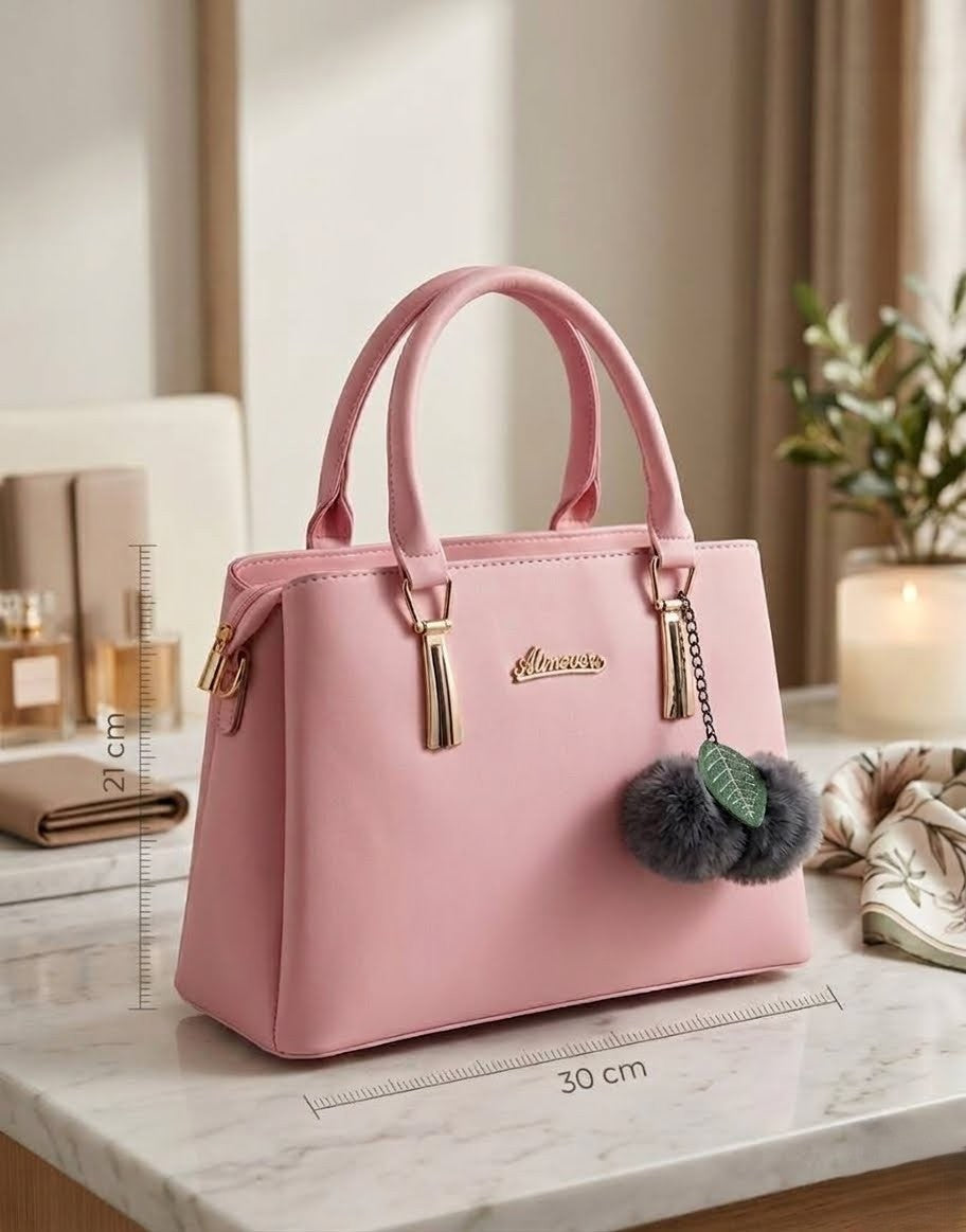 Chic pink handbag