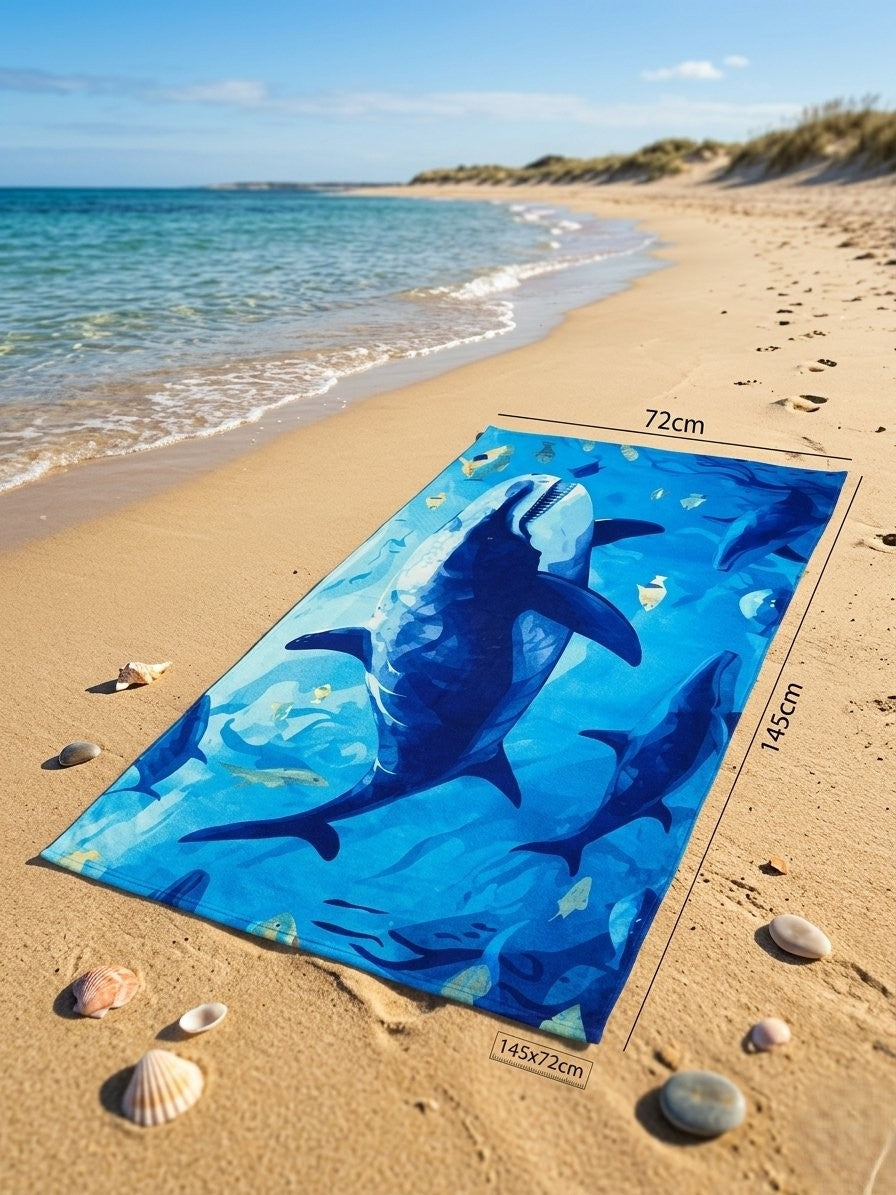 Captivating beach and pool towel (145 cm × 72 cm)