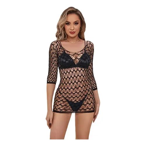 Seductive, black bodycon mini dress