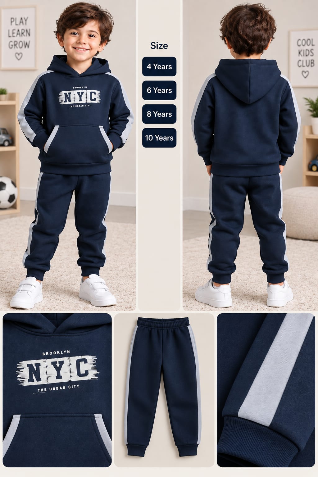 Children's two-piece loungewear tracksuit