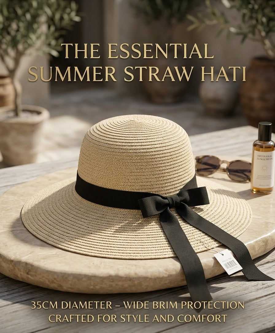 Off-white sun hat