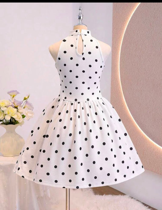 Playful, vintage-inspired mini dress -10 yrs