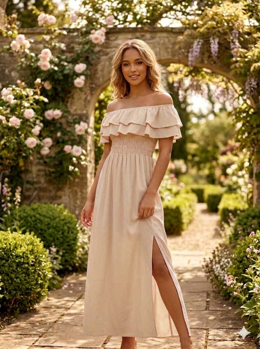 Chic, floor-length summer maxi dress