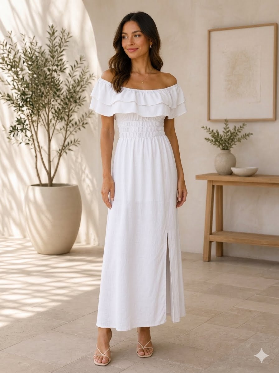Chic, floor-length summer maxi dress