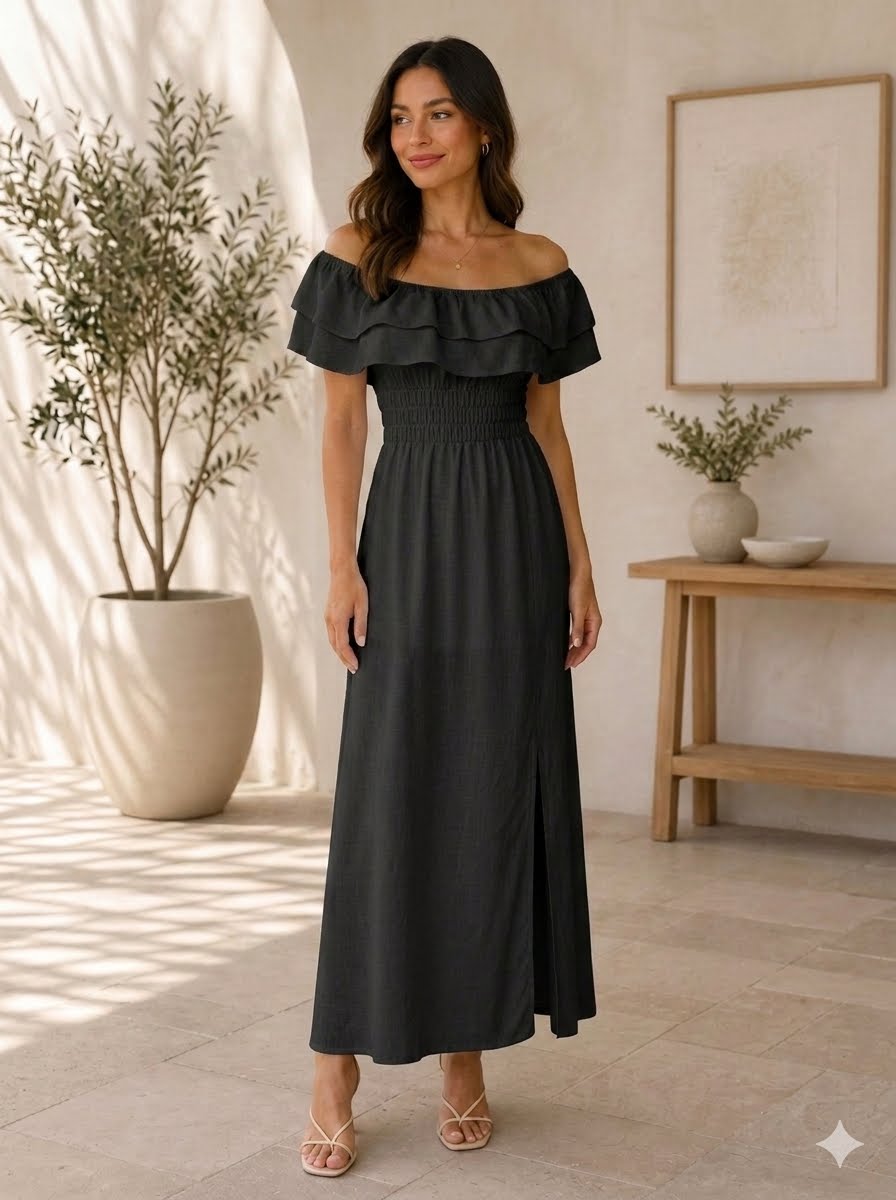 Chic, floor-length summer maxi dress