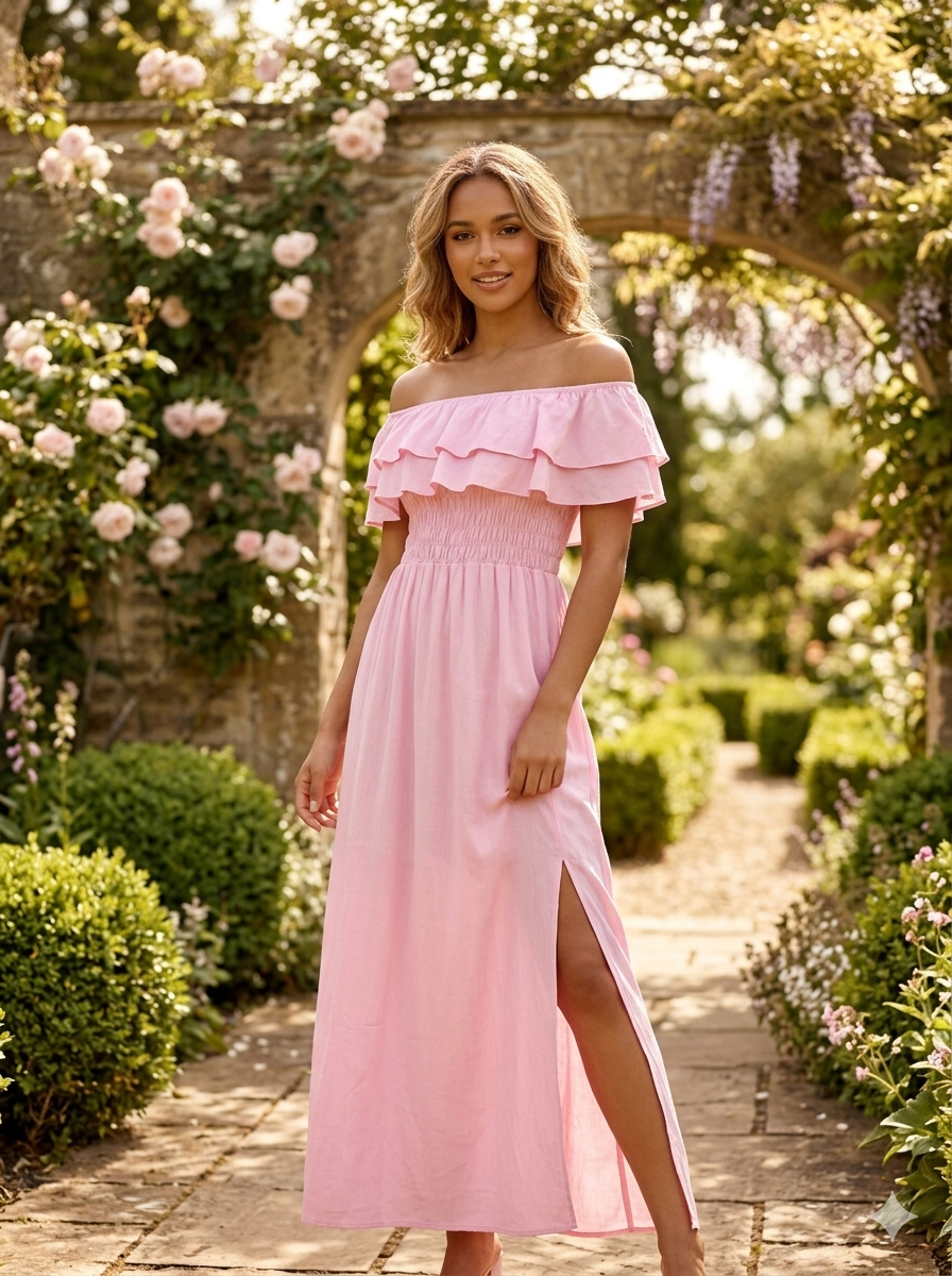 Chic, floor-length summer maxi dress