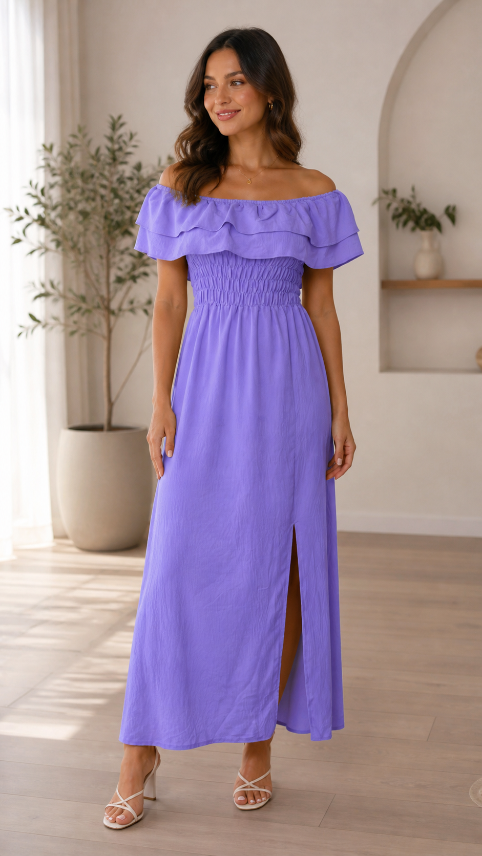 Chic, floor-length summer maxi dress
