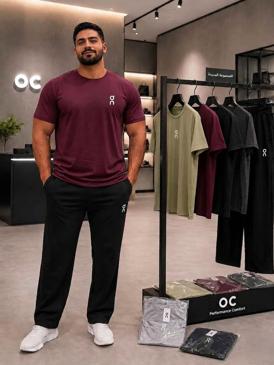 comfortable men's athletic set - Big Size