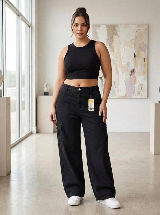 Empathy High-Waisted Wide-Leg Jeans